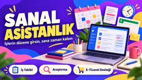 iş takibi ve e-ticaret süreçlerinde sanal asistanınız olurum