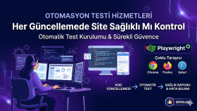web sitenizin testlerini otomatik hale getiririm
