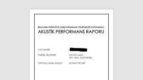 Akustik Proje/Rapor