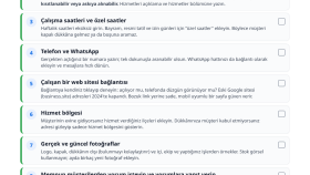 Google İşletme Profili Kurulum Kontrol Listesi