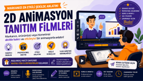 ürün ve hizmetlerinizi anlatan 2D animasyon filmler yaparım