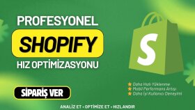 Shopify mağazanız için hız optimizasyonu yaparım