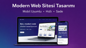 modern web siteleri tasarlıyorum