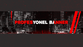 Reklam, tanıtım ve görsel amaçlı profesyonel banner