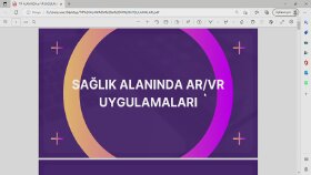 Tıp alanında AR/VR uygulamaları