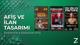 sosyal medya ve tüm etkinlikler için afiş tasarlarım