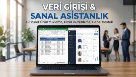 profesyonel veri girişi ve excel işlemlerinizi yapabilirim
