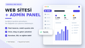 firmanız için admin panelli websitesi oluşturabilirim