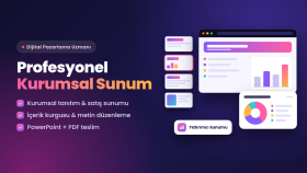 profesyonel kurumsal sunum hazırlarım