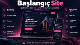 işletmenize özel kurumsal web sitesi geliştiririm