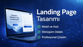 dönüşüm odaklı modern landing page tasarlarım