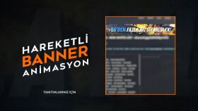profesyonel olarak hareketli banner tasarımları yaparım