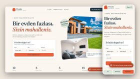 Mahalle emlakçısı sitesi · Pusula Mahalle