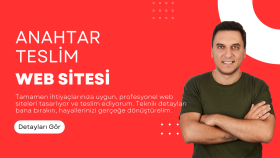 anahtar teslim profesyonel web siteleri oluştururum