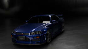 Blender üzerinden tasarlamış olduğum Nissan Skyline GT-R R34