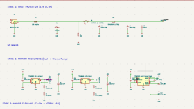 Guitar Multi-FX Processor — Power Supply PCB (4 Stage)