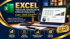 maliyet bütçe finans ve Excel çözümleri sunarım