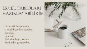 verilerinizi profesyonel excel tablolarına dönüştürebilirim