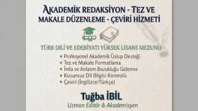 redaksiyon ve metin düzenleme işlemlerini yaparım