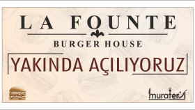 La Founte Burger Açılış Brandası