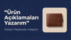 online mağazanız için ürün açıklamaları yazarım
