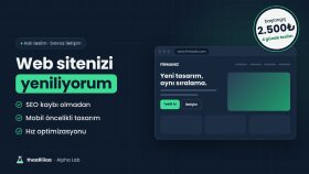 eski web sitenizi SEO kaybı olmadan modern hale getiririm
