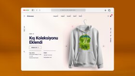 WicksWear şirketi için web tasarımım