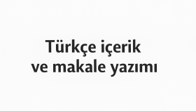 belirlediğiniz konuya uygun özgün Türkçe içerik hazırlıyorum
