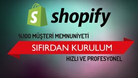 shopify websitenizi yaparım