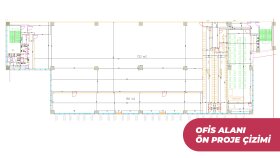 Proje Çizimi - Operasyon ve Ofis Alanı