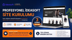 seo uyumlu profesyonel ideasoft sitenizi kurarım