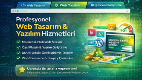 web sitenizi modern ve profesyonel hale getiririm