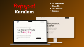 website geliştirebilir ve/veya server'a kurabilirim