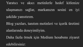 Özgün İçerik Portfolyom