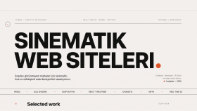  işini büyüten hızlı ve sinematik/modern web siteni kodlarım