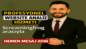 websiteniz hakkında kapsamlı analiz hizmeti sunarım