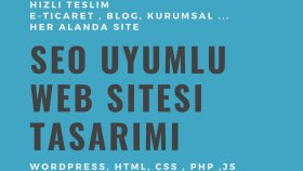 SEO uyumlu web sitelerinizi size anahtar teslim ederim