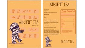 Çay Ambalajı için karışık ambalaj tasarımı