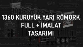 imal edilebilecek kuruyük 1360 treyler tasarımı yapabilirim