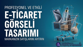 e-ticaret için yüksek dönüşümlü ürün görselleri tasarlarım