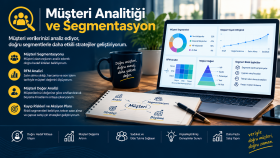 müşteri verilerinizi analiz ediyor, segmente ediyorum