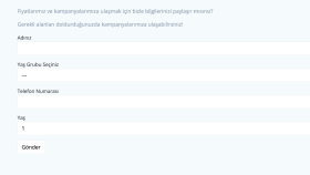 Forma Şartlı Yönlendirme Uygulandı