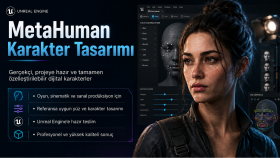 metahuman karakterleri tasarlarım