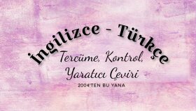 İngilizce ve Türkçe metinlerinizi düzenlerim