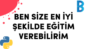 python öğrenmek isteyenler için eğitim verebilirim