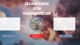 sizin için YouTube Outro tasarlayabilirim