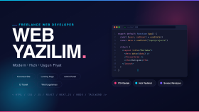 React Next.js ile profesyonel web yazılımı geliştireceğim