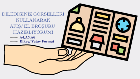 size göz alıcı afiş/ el broşürü yapabilirim