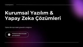 kurumsal yazılım & yapay zeka çözümleri geliştiririm