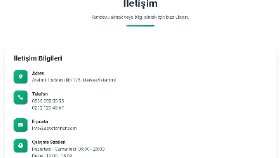Örnek Tek sayfa landing page web sitesi 